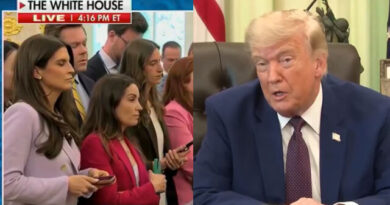 Epic Moment: Kaitlin Collins Falls Asleep in Oval Office During Trump Presser — Trump Destroys CNN’s “Garbage” Host: “Be Quiet! There’s Something Wrong With You!” (Video)