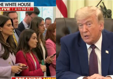 Epic Moment: Kaitlin Collins Falls Asleep in Oval Office During Trump Presser — Trump Destroys CNN’s “Garbage” Host: “Be Quiet! There’s Something Wrong With You!” (Video)