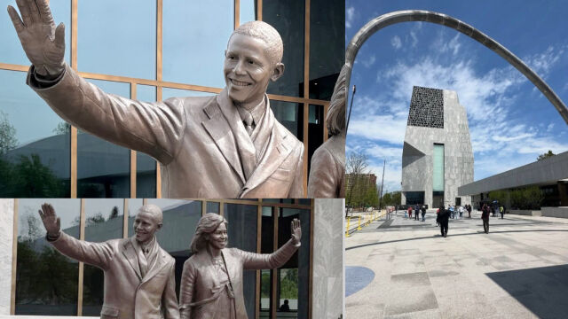 Leaked Photos of Obama’s Presidential Library Statue and Arch Drop — It Looks Exactly Like a DEI Disaster, Just as You’d Expect