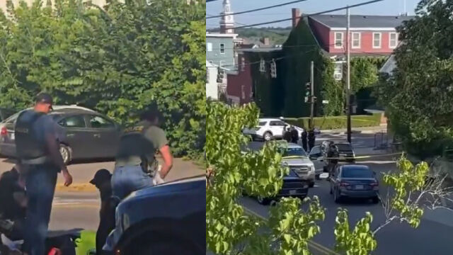 BREAKING: Driver Attempts to Run Over ICE Agents in Biddeford, Maine — Perfect Justice Delivered (Video)